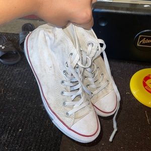 used mud stained converse